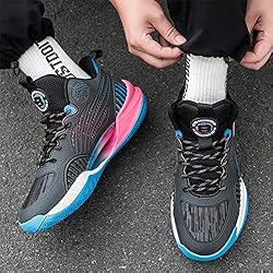 Angugu Mens Basketball Shoes Lightweight Breathable
