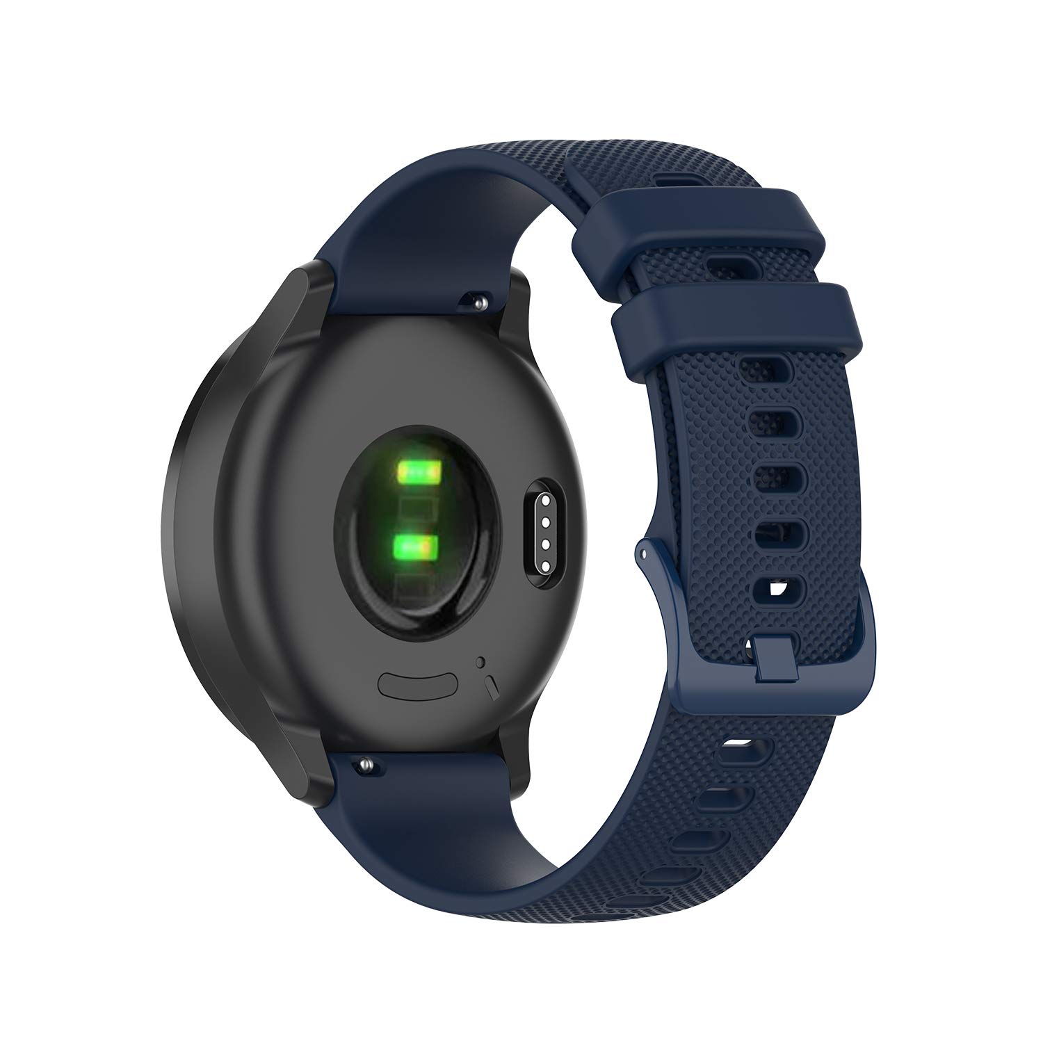 REYDA Silicone Strap Compatible for Garmin D2 Air/D2 Air X10, 20mm Quick Release Watch Strap Soft Silicone Bracelet Wristband Replacement Strap for Garmin Venu 2 Plus/Sq 2/Sq/Venu/Vivoactive 6/5/3