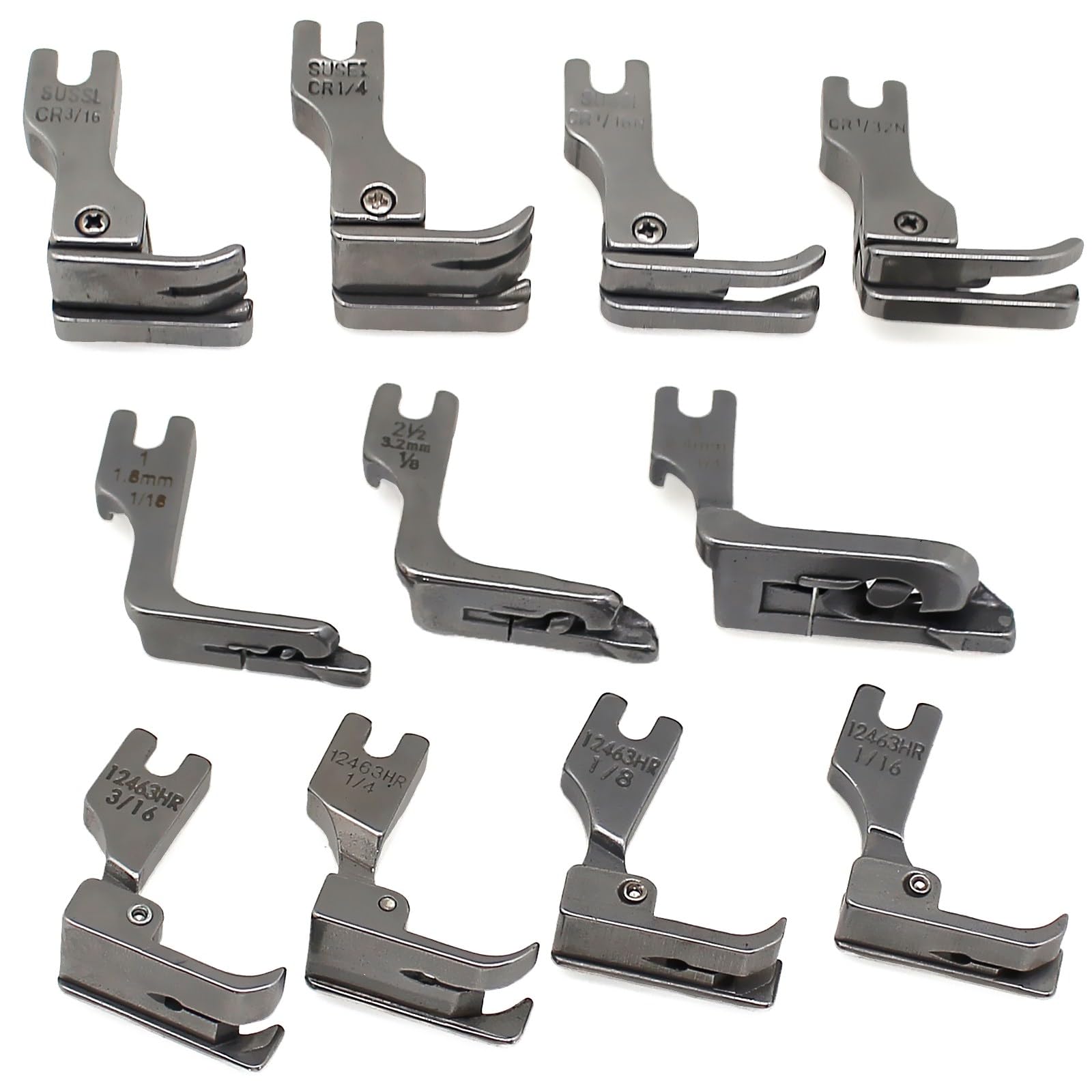 Fbshicung 28PCS Industrial Presser Foot Set Compatible with JUKI DDL-555 DDL-5550 DDL-5600 DDL-8300 Singer 188K 191D 195K 196K Brother B705 B70 7B715 B716 B735