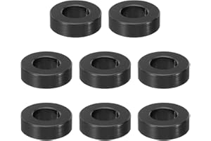 PATIKIL M8 Aluminum Spacer, 8 Pcs Metal Spacers Aluminum 8.2mm ID x 16mm OD x 5mm L Aluminum Spacer Screw Standoff Round for 