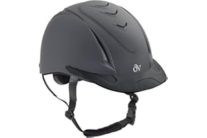 Ovation OV Deluxe Schooler Helmet, Color: Dark Grey, Size: XS/S (467566DKGRYXS/S)