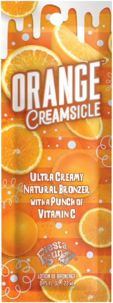 Fiesta Sun Orange Creamsicle Ultra Creamy Natural Bronzer Tanning Lotion 22ml