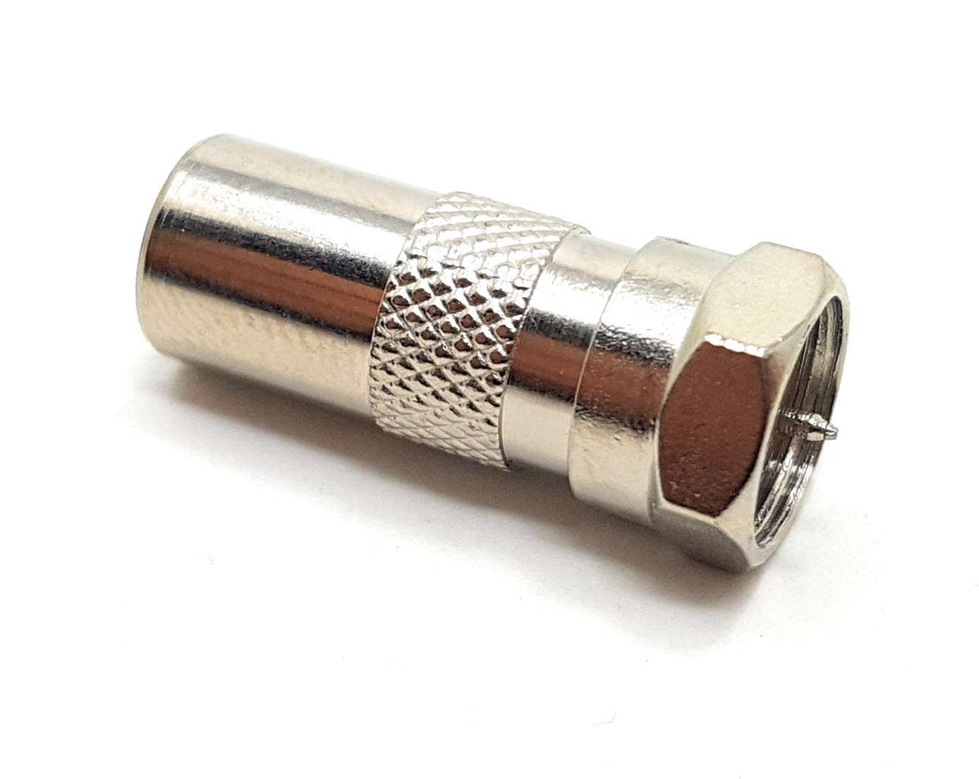 Maincore F Type Male Plug to RF Male TV Freeview Aerial SKY Antenna Cable Adapter Converter Lead