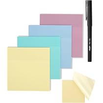 Amazon.com : Mr. Pen- Transparent Sticky Notes, 3x3, 200 Sheets ...