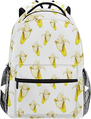 Amazon Masai リュック 可愛い リュックサック バナナ イエロー おしゃれ 大容量 レディース メンズ 女の子 小学生 中学生 高校生 軽量 通学 通勤 旅行 プレゼント Masai レディース