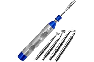 SURGICAL ONLINE Dental Crown Remover Morrel Manual Semi & Automatic Single Handed Crown Remover Bridge Remover Spring Loaded Temporary, Wynman Crown Gripper (Gun Style Automatic Blue)