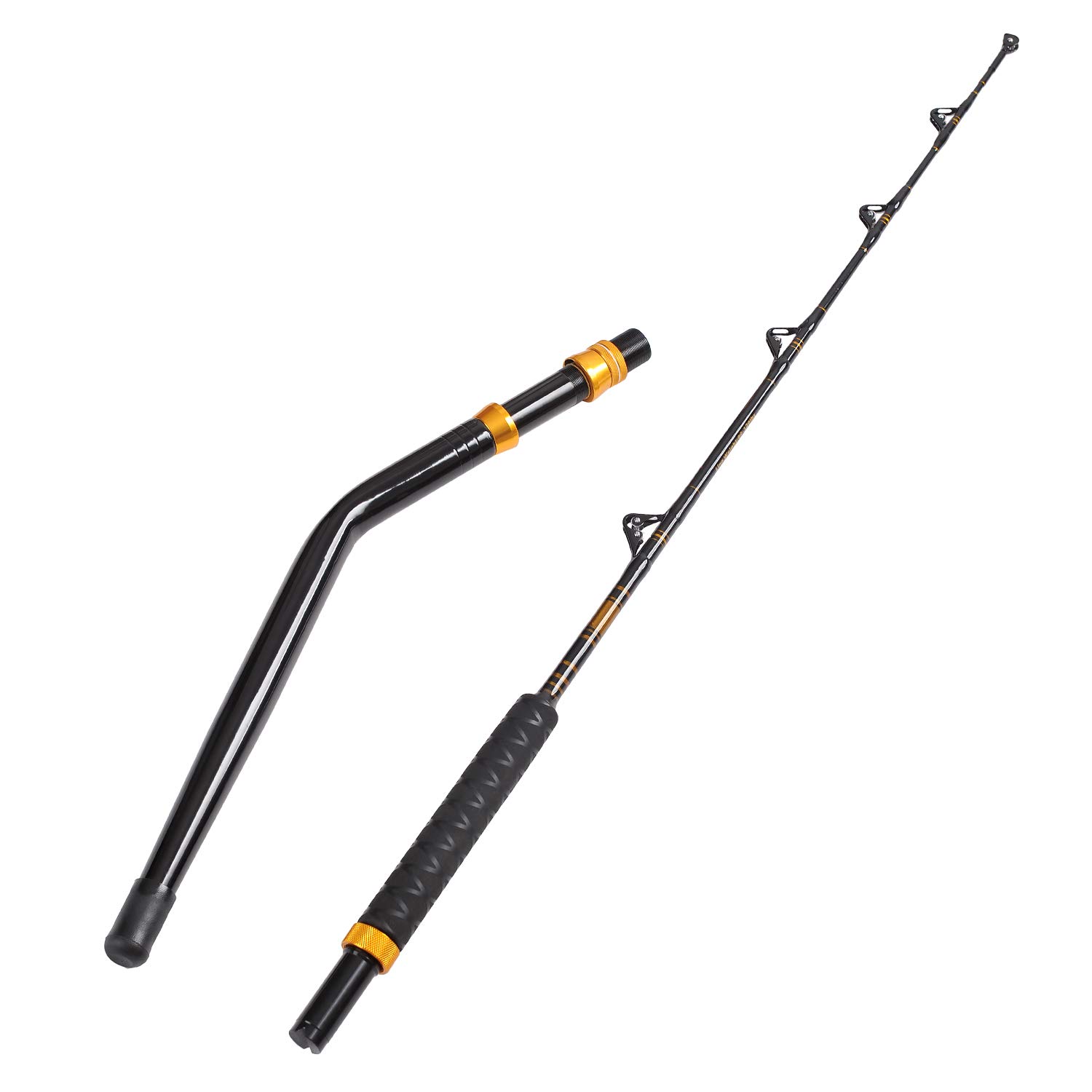 Bent Butt Fishing Rod 120lb Trolling Rod Saltwater Wheel Offshore Boat