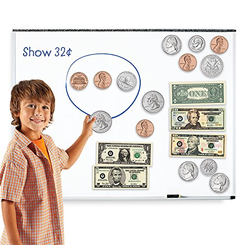 Learning Resources Doublesided Money, Classroom Whiteboard