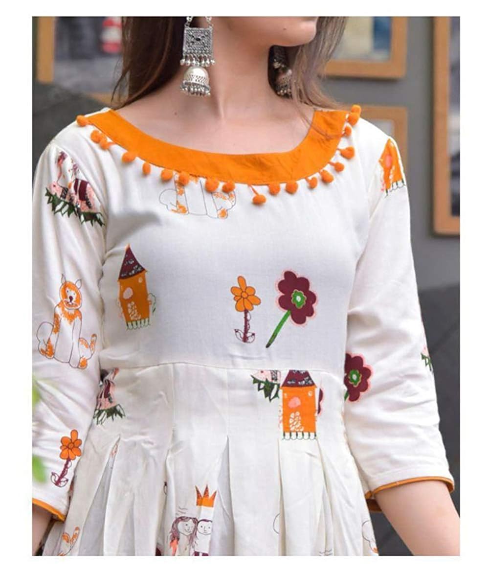 women's cotton long kurti ruchi surat