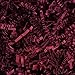 Emerald Craft & Hobby Crinkle Cut Shredded Paper 1/2 Pound - Shred Gift Basket Filling and Packing (Burgundy)