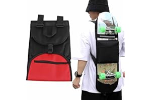 SyangKaitian Foldable Skateboard Backpack Bag Carrier With Adjustable Shoulder Straps - Regular Skateboard Bag