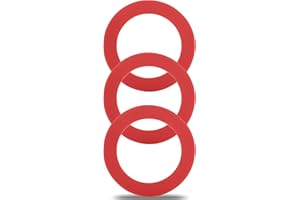 HIDNVEFEN Flush Valve Seal for Mansfield 210/211 Flush Valve, Upgraded Silicone Material Mansfield Toilet Replacement Parts 160, Toilet Gasket Equivalent to 630-0030, 3Pcs