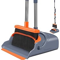 REDECKER Heavy Duty Stainless Steel Delta Dust Pan With 14-1/8" Oiled Beechwood Handle - Large Capacity, Made In Germany