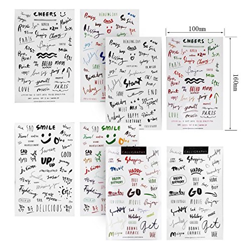 2 Planner+Stickers+Value+Assorted+Sheets