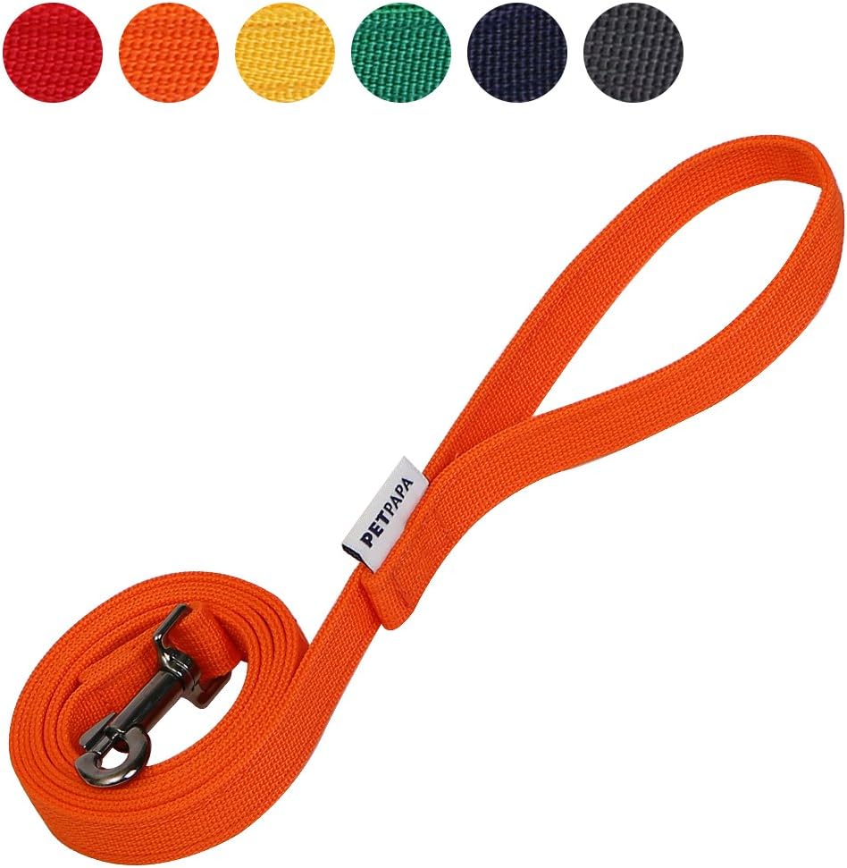 PETPAPA Dog Leash Pet Lead Walking Training 2X Layer 4.5feed Lengh 3/4inch Width