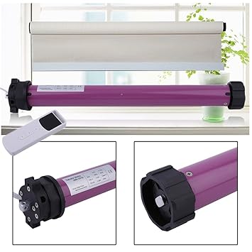 Funk Markisenmotor Rolladen-Motor Rolladenmotor Rohrmotor 45mm mit Fernbedienung, Markisenantrieb, 10Nm, 20 kg Zugkraft