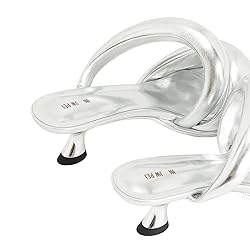 JW PEI Women's Sara Mule Heeled Sandals - Silver