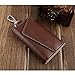 Leather Key Case Wallet Mens Womens Pure Color Key Holder Bag Wallet