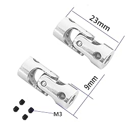 5Pack Vgoohobby Universal Rotatable Steering Shaft