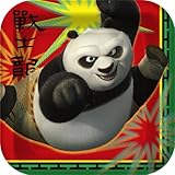 Kung Fu Panda 2 - Square Dessert Plates - 8 Kung Fu Panda Party Plates