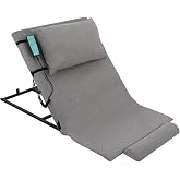 Electric Lifting Backrest for Bed, 2-80&deg; Adjustable Power Lifting Backrest with Cushion&amp;Headrest, 661.39 lbs Capacity Remote Control Lift Back Rest Bed Sitting Auxiliary Rising for Seniors Pregnant