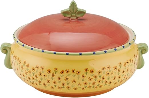 Amazon Com Pfaltzgraff Pistoulet Covered Serve Dish Kitchen Dining