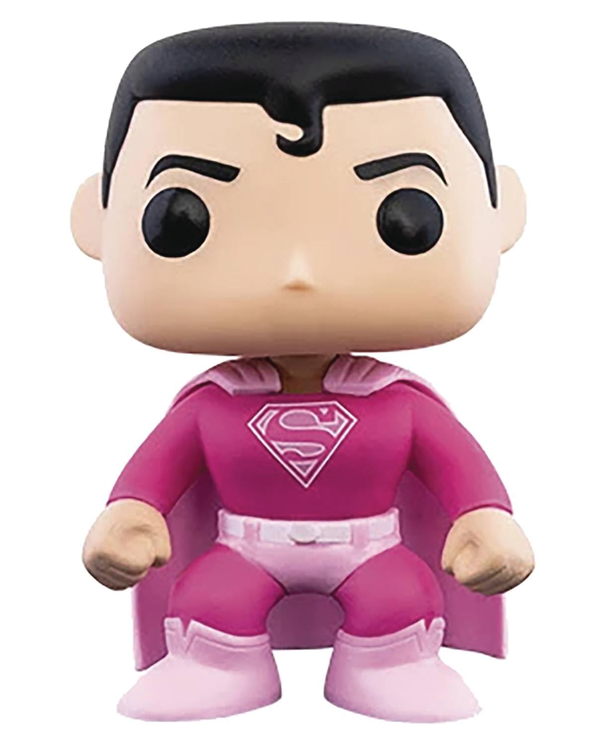 Funko POP! Heroes: Breast Cancer Awareness - Superman - DC Comics - Collectable Vinyl Figure For Display - Gift Idea - Official Merchandise - Toys For Kids & Adults - Comic Books Fans