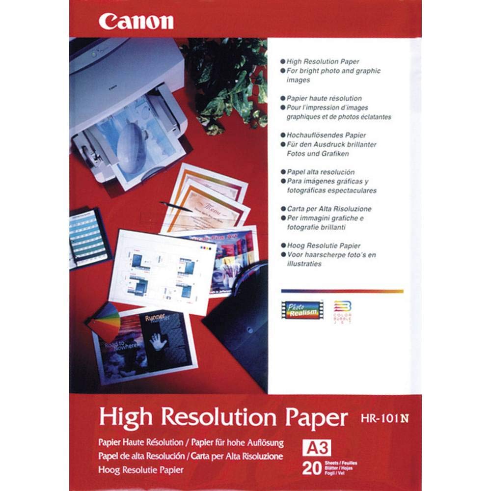 Canon 1105459 High Resolution Paper A3 (20 Sheets) HR101A320