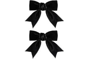 ZOONAI 3 Inch Baby Girl Velvet Hair Bows Cute Soft Velvet Alligator Barrettes Boutique Hair Clip Teens Toddlers Small Hairpin