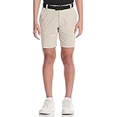 PGA Tour Boys Boys' 7" Flat Front Active Waistband Performance Pull on Short