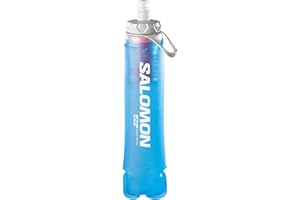 Salomon Soft Flask XA Filter 490ml/16oz 42 for Hiking and Trail Running, Clear Blue,