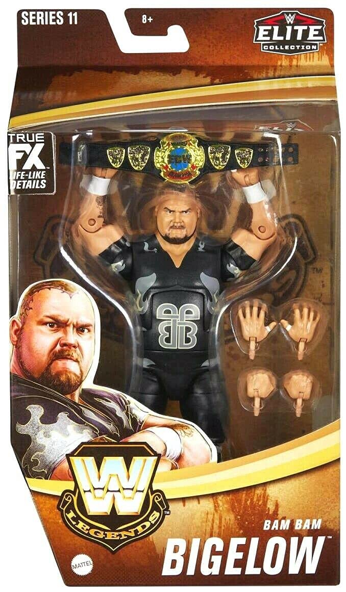 WWE Wrestling Elite Collection Legends Series 11 Bam Bam Bigelow Action Figure