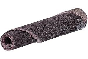 NORTON Merit Abrasive Cartridge Roll, Aluminum Oxide, 1/8" Arbor, Roll 1/4" Diameter x 1-1/2" Length, Grit 120 (Pack of 100)