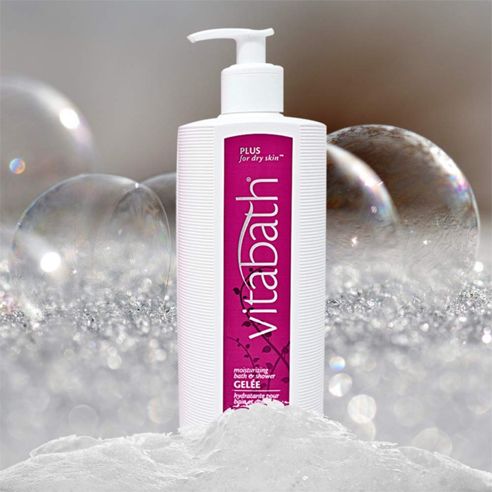 Vitabath PLUS for dry skin 32 oz Moisturizing Bath & Shower Gelée : Beauty