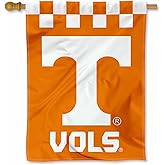 Tennessee Vols Checkerboard Double Sided House Flag