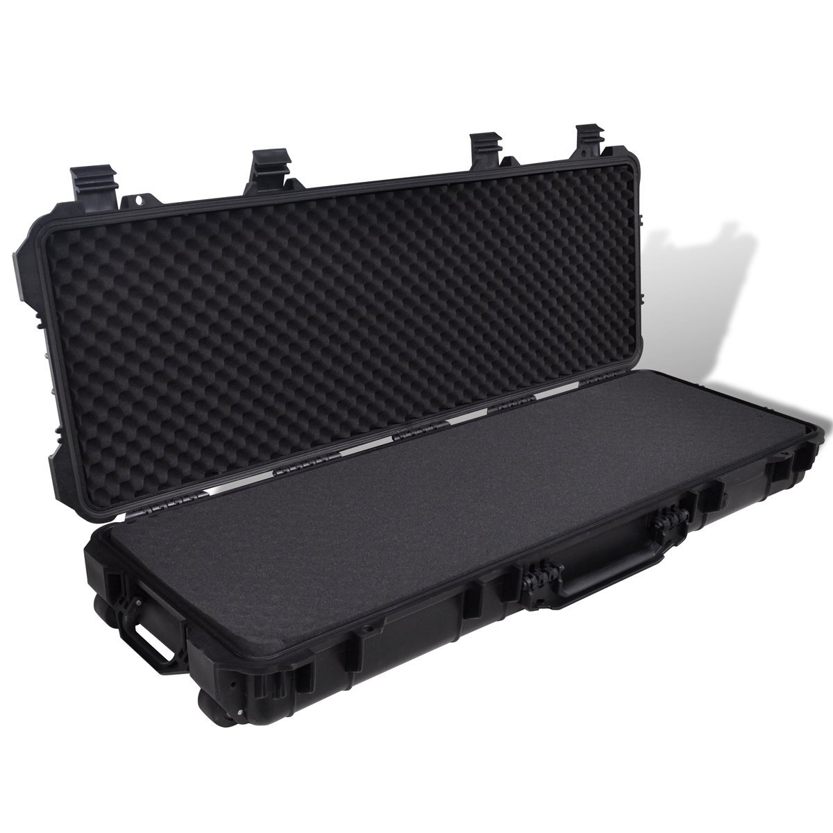 vidaXL Molded Gun Case Trolly Carry Case Plastic Waterproof Storage Box