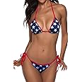 Women Two Piece Swimsuit Sexy Swimwear Halter String Triangle Bikini Sets
