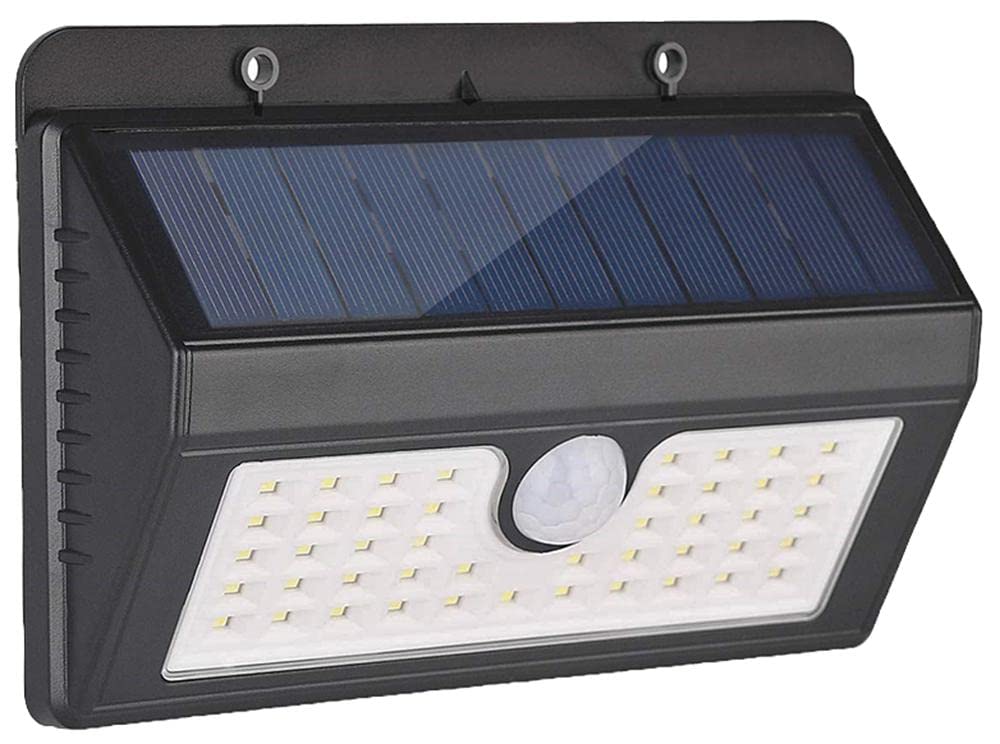 PRO ELEC PEL01354 IP65 Outdoor Solar 45 LED Wall Light with PIR Sensor