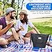 KRYO Insulated Portable Tote Bag Large picnic lunch cooler bag - Mens Womens travel totes shoulder strap- Thermal Insulation coolers for cold food beverages
