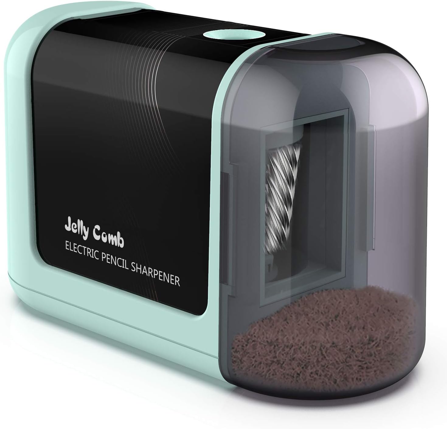 Electric Pencil Sharpener kids, Jelly Comb Battery Operated Automatic Pencil Sharpener for No.2 and Colored Pencils, Safety Design for Kids, Teachers, Classroom, Artist