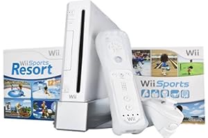 Wii Bundle with Wii Sports & Wii Sports Resort - White