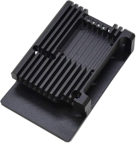 AnamSafdarButt59 para Raspberry Pi 4B Modelo B CNC Aleación de Aluminio Carcasa Metal Armor Shell con disipadores de Calor para Raspberry Pi 4B-NO Ventiladores