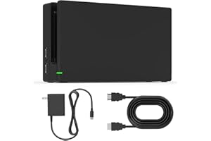 WZYGDZSW Dock Station for Switch/Switch OLED, Replacement 3-in-1 TV Dock Set with Original IC Module, AC Charger & High-Speed HDMI Cable for 1080P HD Output & Console Charging（Not Compatible with Switch 2）