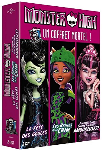 Monster High - Un Coffret Mortel ! - La Fête Des Goules + Les Reines De La Crim' + Pourquoi Les Goules Tombent Amoureuses ? - Pack
