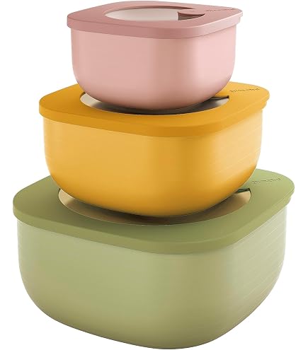 Amazon.com: Guzzini - Kitchen Active Design, STORE&MORE BIO Set of