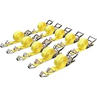 10 Pack 1.5" x15' Ratchet Strap 4400 lbs