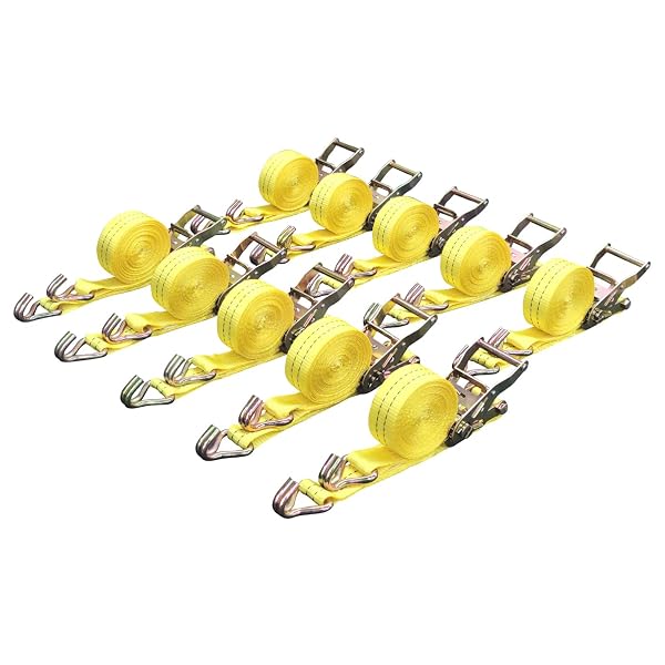 RATCHET TIE DOWN STRAPS, 1.5 IN X 15...