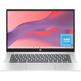 HP Chromebook 14 inch Laptop, FHD Display, Intel N100, 4 GB RAM, 64 GB eMMC, Intel UHD Graphics, Chrome OS 14a-nf0009nr (2024)