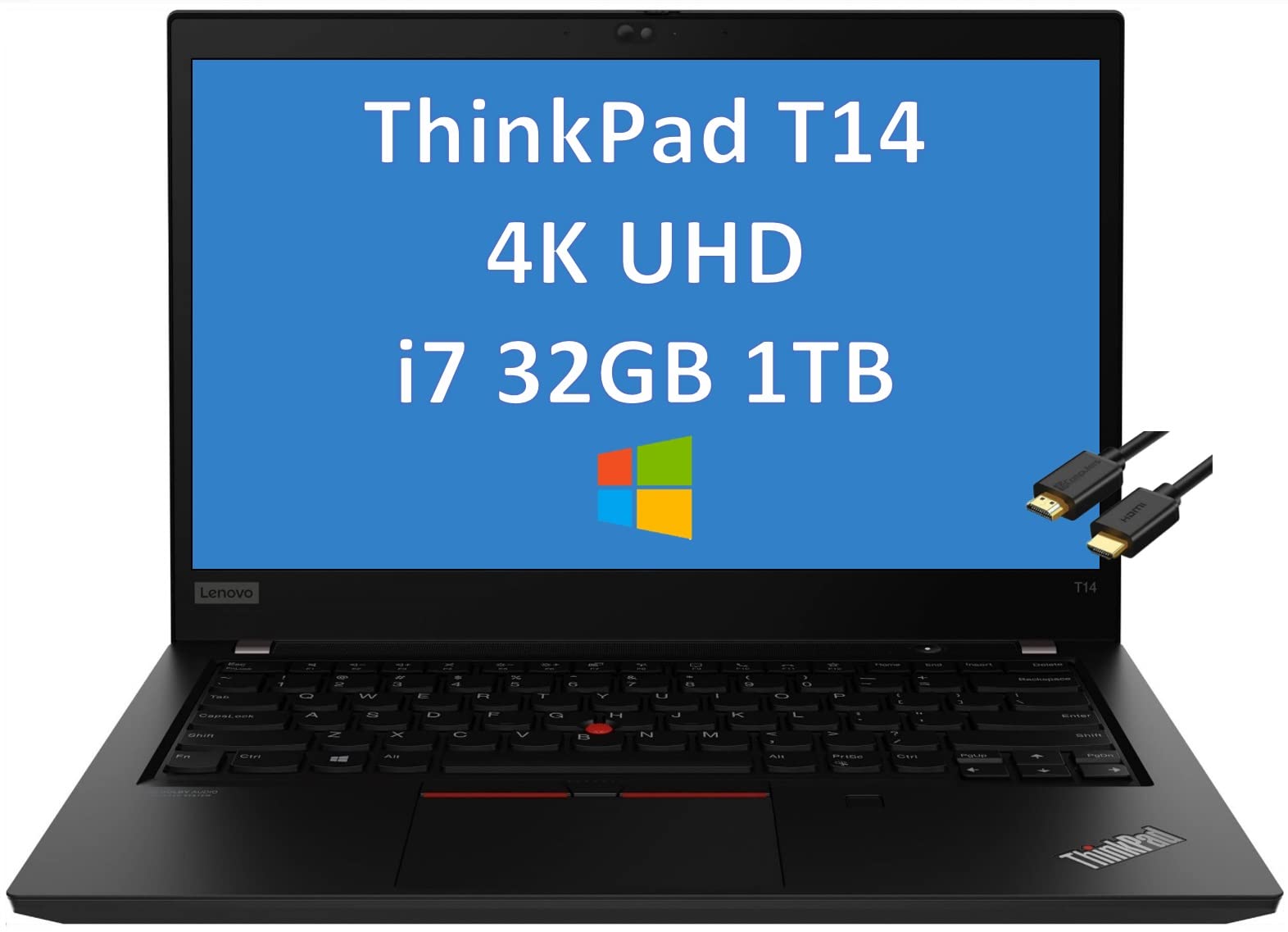 Lenovo Latest ThinkPad T14 14" UHD 4K Intel
