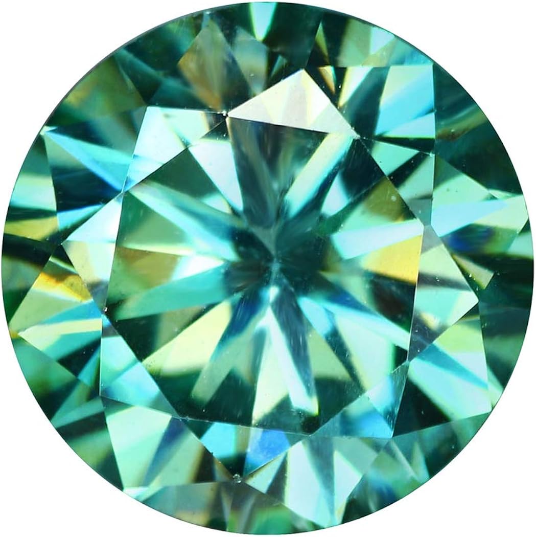 Loose Moissanite Round Brilliant Cut – VVS1 Clarity, DF Color, Ideal For Jewelry Making